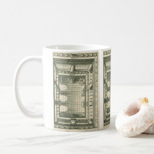 Vintagearkitektur, Atriumgårds Perspektiv Kaffemugg