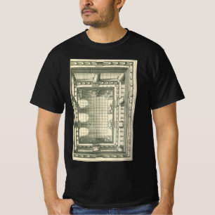 Vintagearkitektur, Atriumgårds perspektiv T Shirt