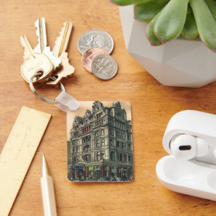 Vintagearkitektur Queens Hotel Leicester Square Nyckelring