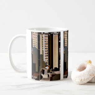 Vintagearkitektur, Skyskrapor av Sheeler, 1922 Kaffemugg