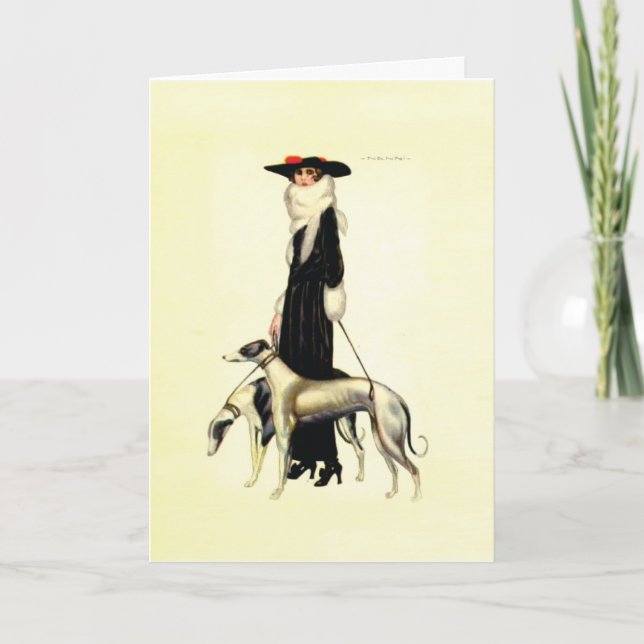 Vintageart décomode kort (Framsida)