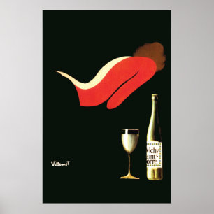 Vintageart décoVillemot Vichy St Yorre Poster