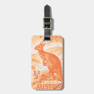 VintageAustralien känguru Bagagebricka