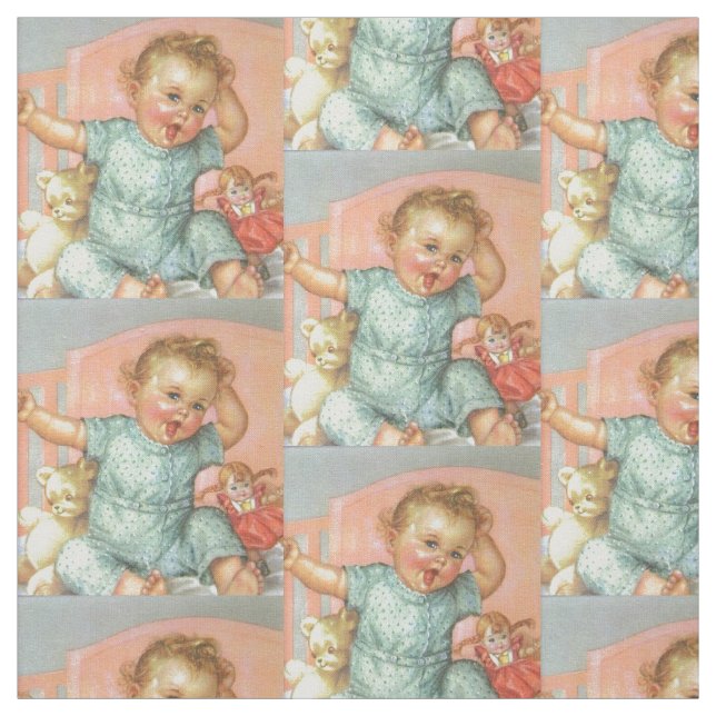 Vintagebaby och leksaker tyg (Provkarta)
