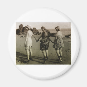 Vintagebadningskönhetar Magnet
