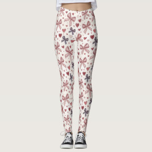 Vintagebåge & Hjärtromantiska Leggings