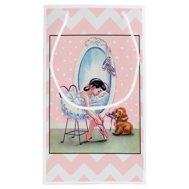 VintageBallerinagåvan hänger lös (Baksidan)