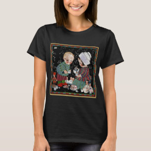 Vintagebarn som har en påstådd tesalong t-shirt