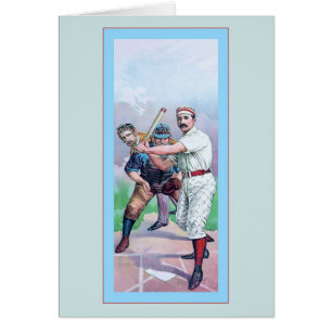 Vintagebaseball 1895 hälsningskort
