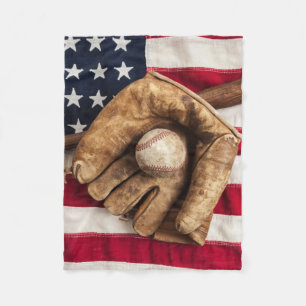 Vintagebaseball Fleecefilt