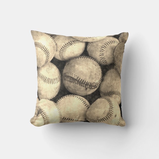 Vintagebaseball kudder kudde (Framsida)