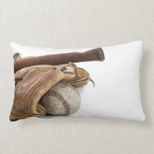 Vintagebaseball och fladdermöss lumbarkudde