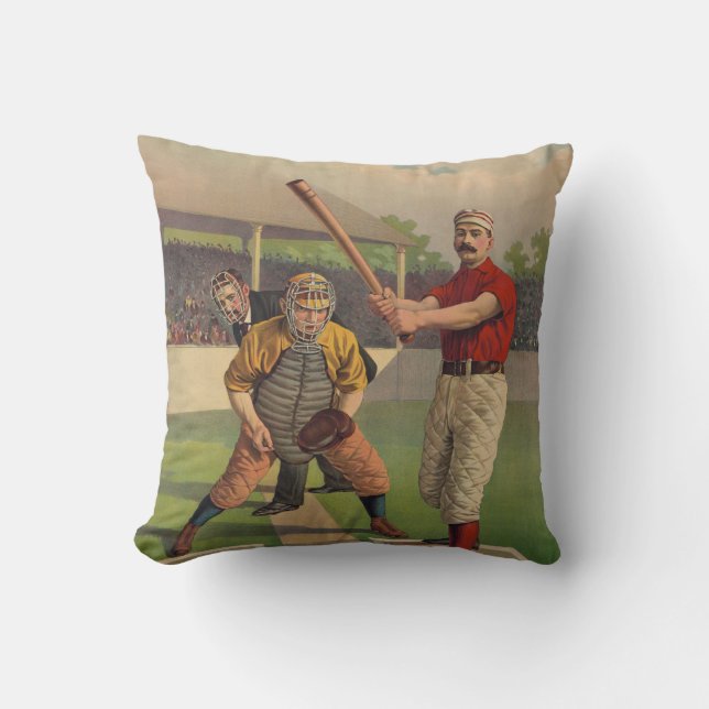 Vintagebaseballamerikanen MoJo kudder Kudde (Framsida)