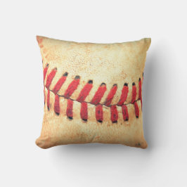 Vintagebaseballboll Kudde