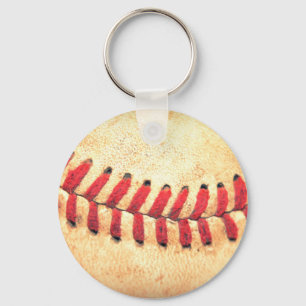 Vintagebaseballboll Nyckelring