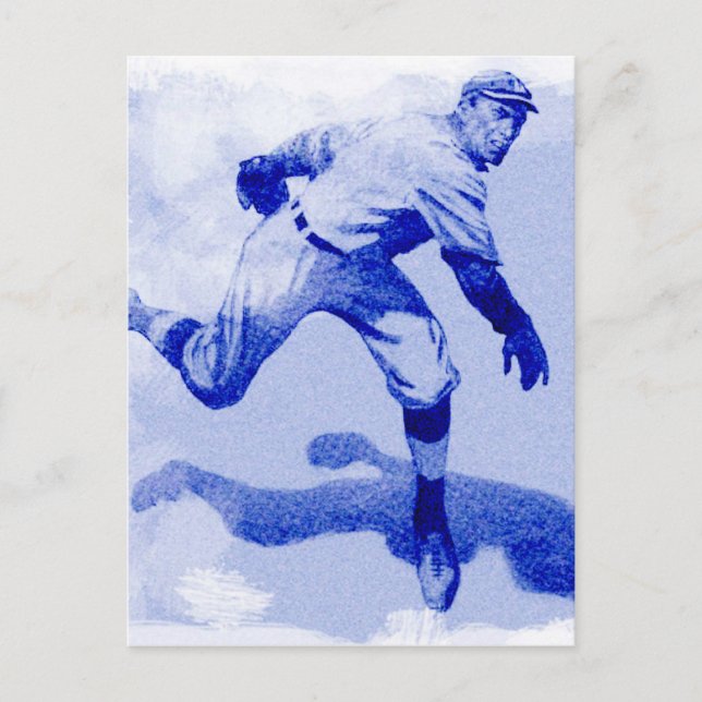 Vintagebaseballkannan noterar kortet vykort (Framsida)
