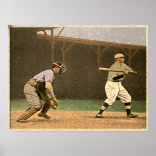 Vintagebaseballsamling Poster