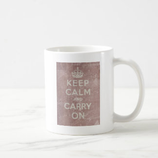 Vintagebehållalugn och bär på kaffemugg