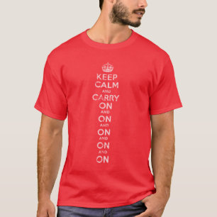 Vintagebehållalugn och bär på och på och på t shirt