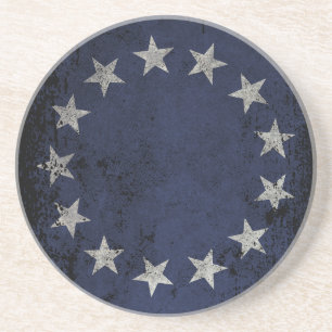 VintageBetsy Ross amerikanska flaggan Underlägg