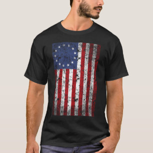 VintageBetsy Ross flagga T Shirt