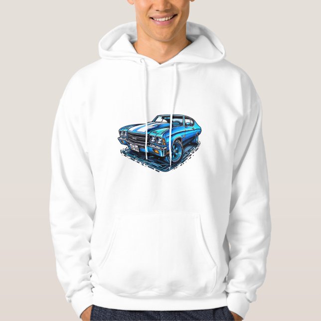 Vintagebil Hoodie (Framsida)