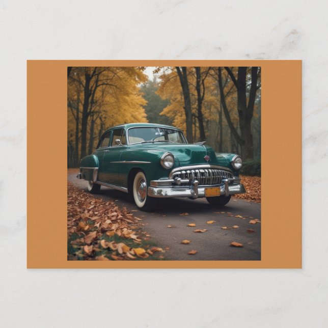 Vintagebil Vykort (Framsida)