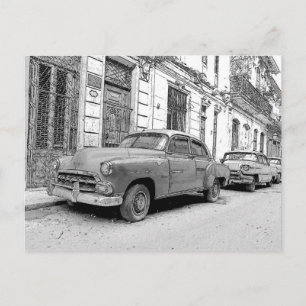 Vintagebilar Vykort