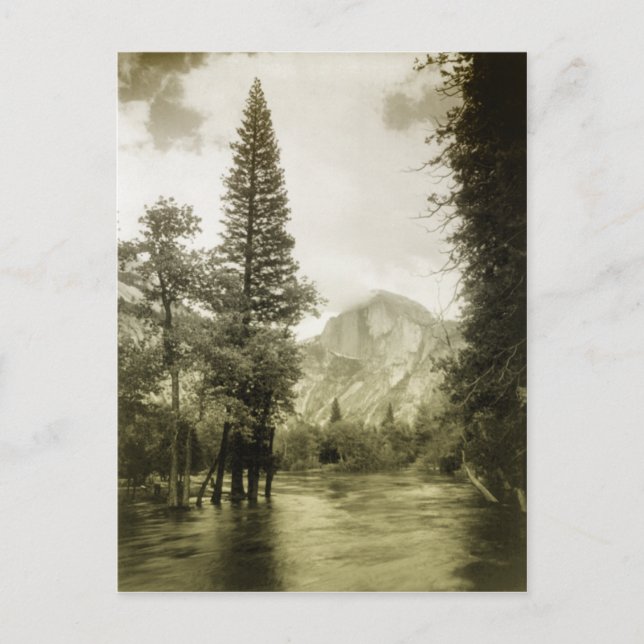 Vintagebild av Yosemite National Park Vykort (Framsida)