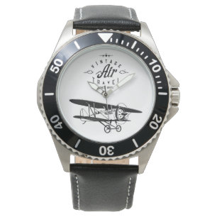 vintagebiplane armbandsur