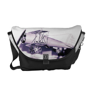 VintageBiplaneflygare Messenger Bag