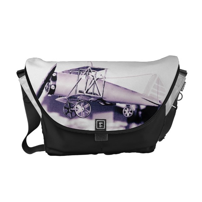 VintageBiplaneflygare Messenger Bag (Framsidan)