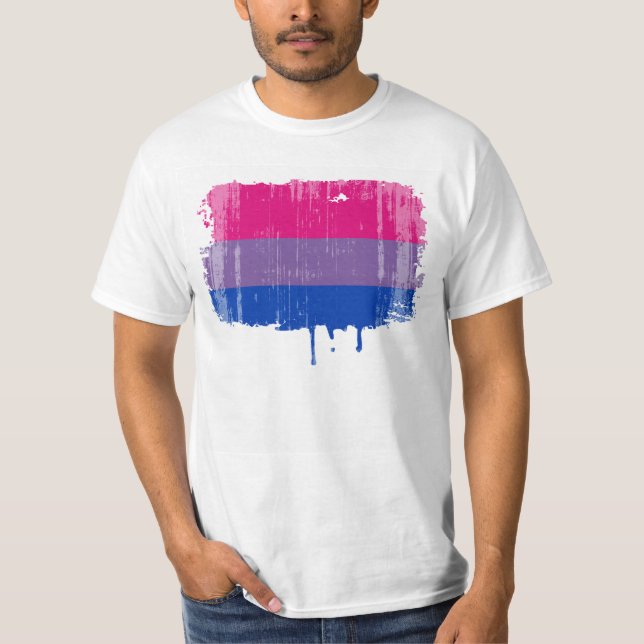 Vintagebisexuell person Pride.png Tee (Framsida)