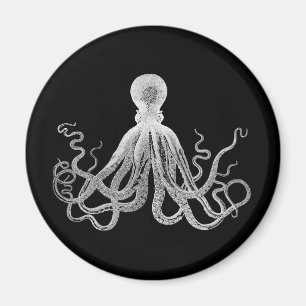 Vintagebläckfisk Magnet