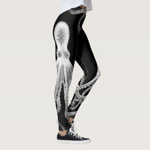 Vintagebläckfiskmörk Leggings