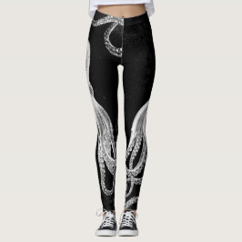 Vintagebläckfiskmörk Leggings