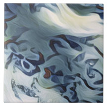 Vintageblåttgrått vågigt det abstrakt mönster