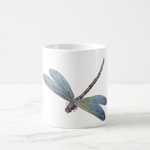 Vintageblåttslända Kaffemugg