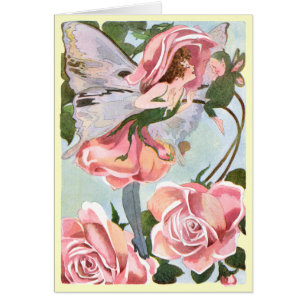 Vintageblommaälva alla Occation kort