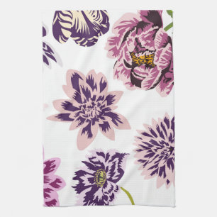 Vintageblommigt Kökshandduk