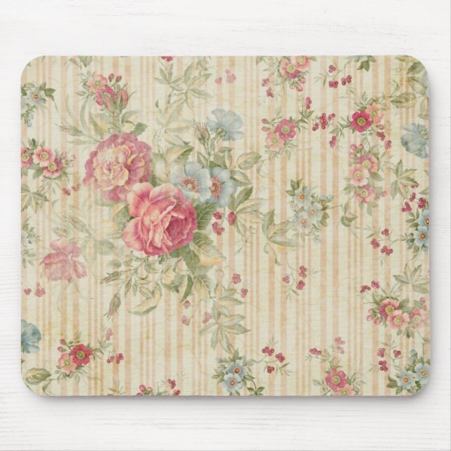 Vintageblommigt Musmatta (Framsidan)