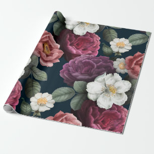 Vintageblommigt Presentpapper