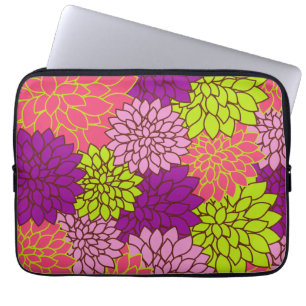 Vintageblommigt Wallpapper Laptop Sleeve