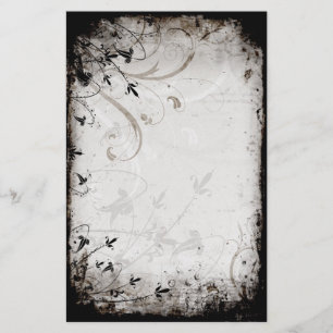Vintageblommigtbrevpapper Brevpapper