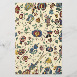 Vintageblommigtbrevpapper Brevpapper