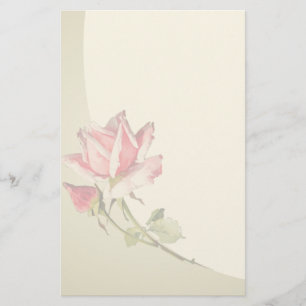 Vintageblommigtbrevpapper Brevpapper
