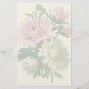 Vintageblommigtbrevpapper Brevpapper