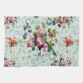 Vintageblommönster Kökshandduk