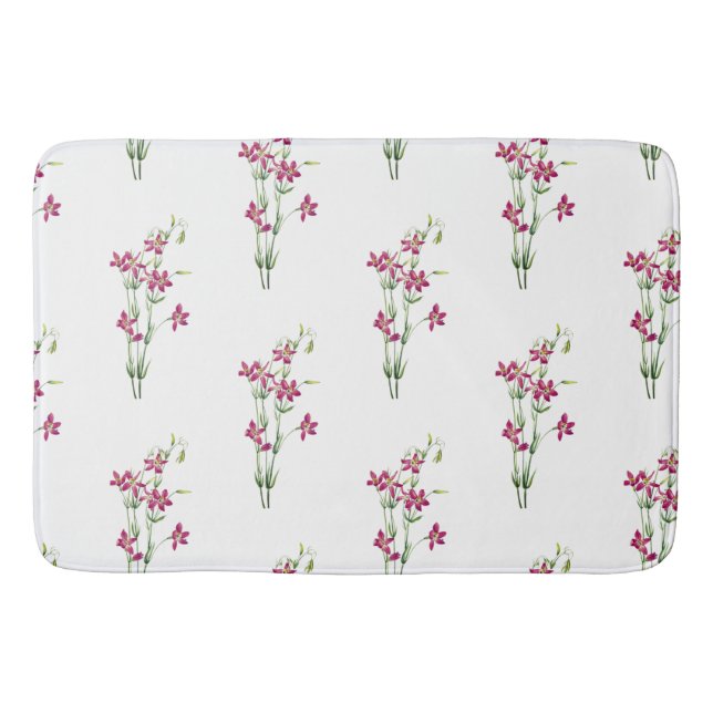 Vintageblommor - Centaurium av Mary Vaux Walcott Badrumsmatta (Framsidan)