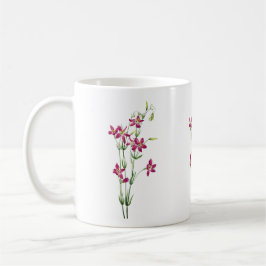 Vintageblommor - Centaurium av Mary Vaux Walcott Kaffemugg